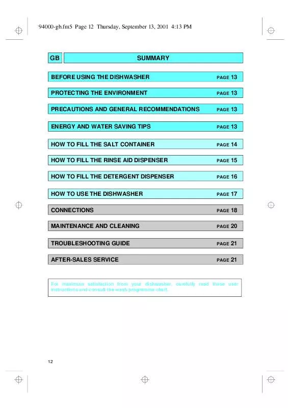 Mode d'emploi WHIRLPOOL GCF 4730/2 W-WS