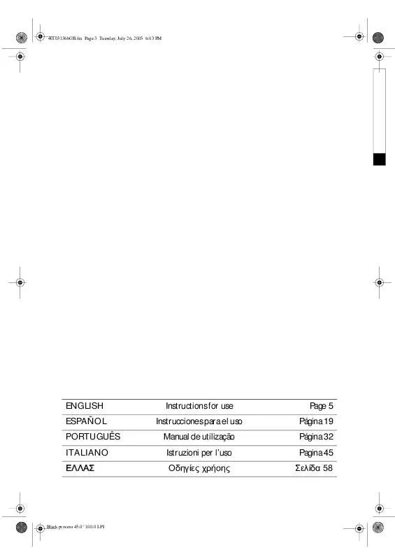 Mode d'emploi WHIRLPOOL HDW 6000