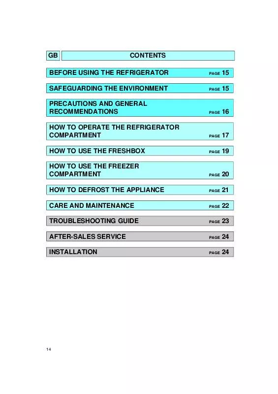 Mode d'emploi WHIRLPOOL IKE 219-4