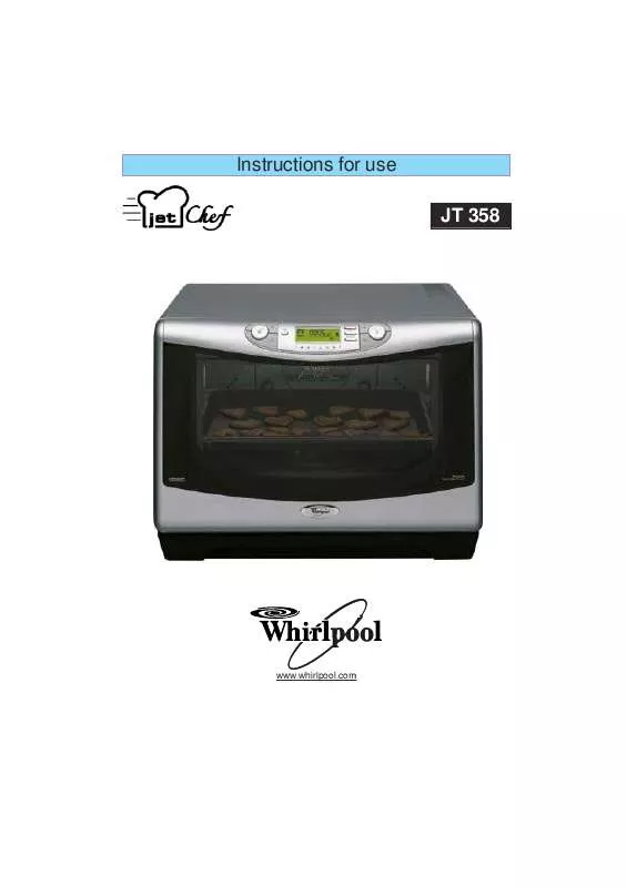 Mode d'emploi WHIRLPOOL JT 358/ALU