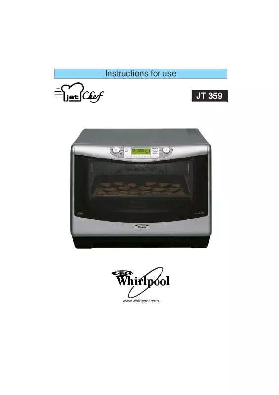 Mode d'emploi WHIRLPOOL JT 359 ALU