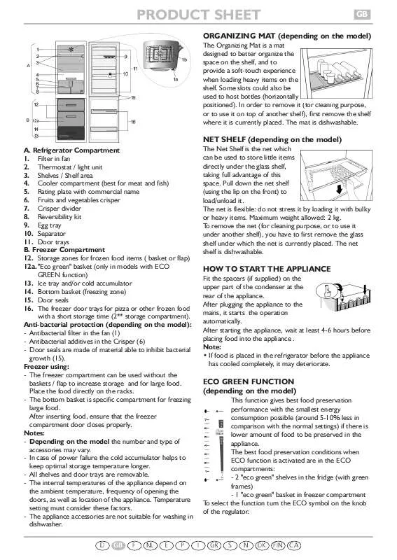 Mode d'emploi WHIRLPOOL KG 130 A WS