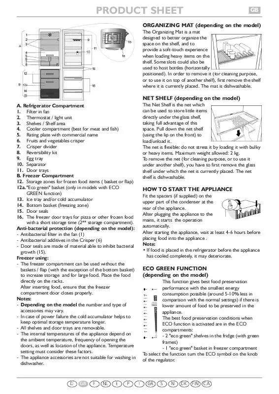 Mode d'emploi WHIRLPOOL KG304A IO