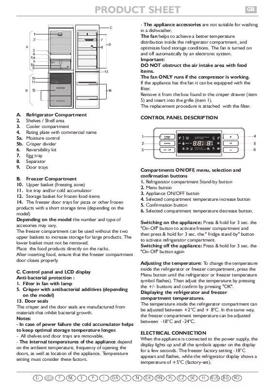 Mode d'emploi WHIRLPOOL KGE356 SUPER ECO A IN