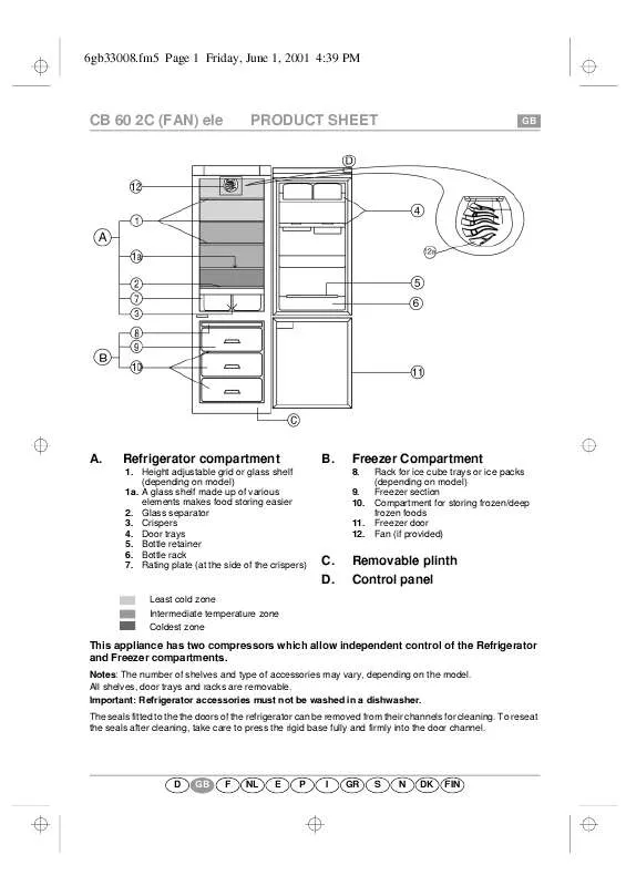 Mode d'emploi WHIRLPOOL KGEB 3500 SI/1