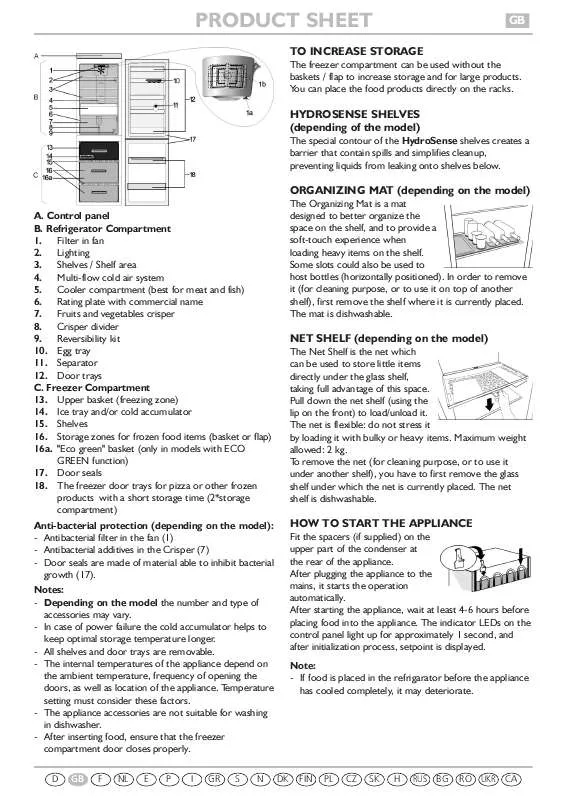 Mode d'emploi WHIRLPOOL KGN 2282 A2 IL