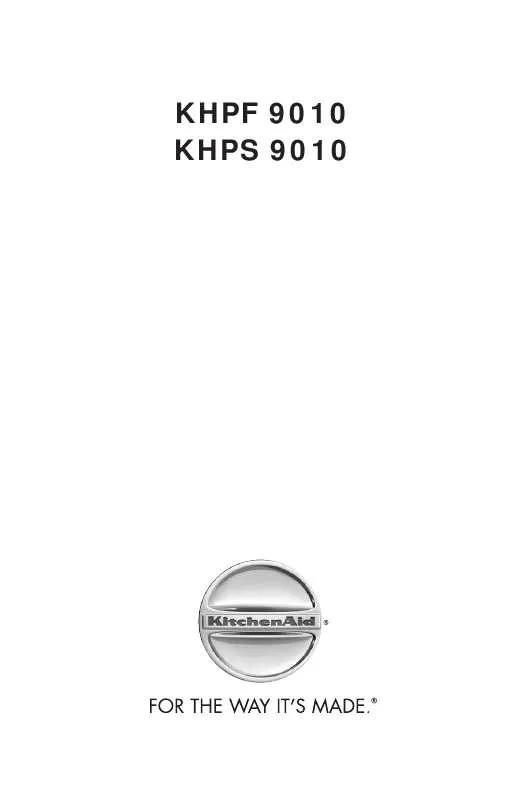 Mode d'emploi WHIRLPOOL KHPF 9010/I