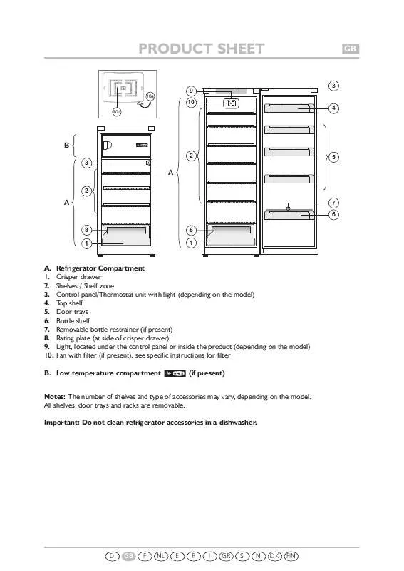 Mode d'emploi WHIRLPOOL KR 2282 A WS