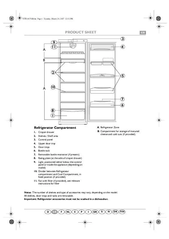 Mode d'emploi WHIRLPOOL KR 335 AQUAPURE IO