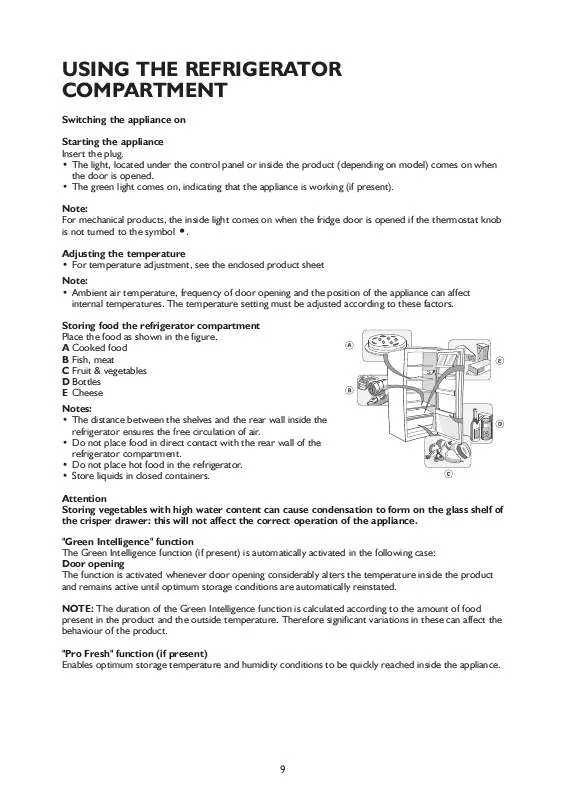 Mode d'emploi WHIRLPOOL KR 360 BIO A RES