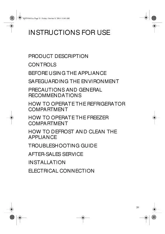 Mode d'emploi WHIRLPOOL KS3088AUU/A02