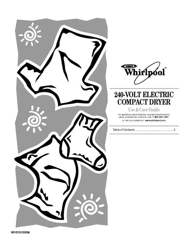 Mode d'emploi WHIRLPOOL LER3622P