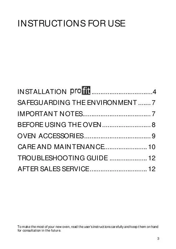 Mode d'emploi WHIRLPOOL OV M11 WF