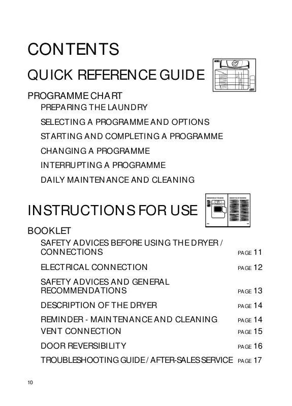 Mode d'emploi WHIRLPOOL PROLINE VDP620E