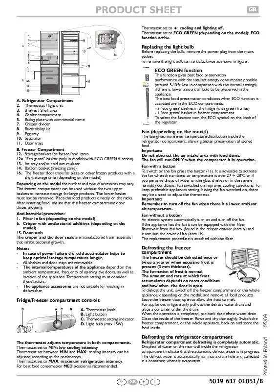 Mode d'emploi WHIRLPOOL SC 300 BL