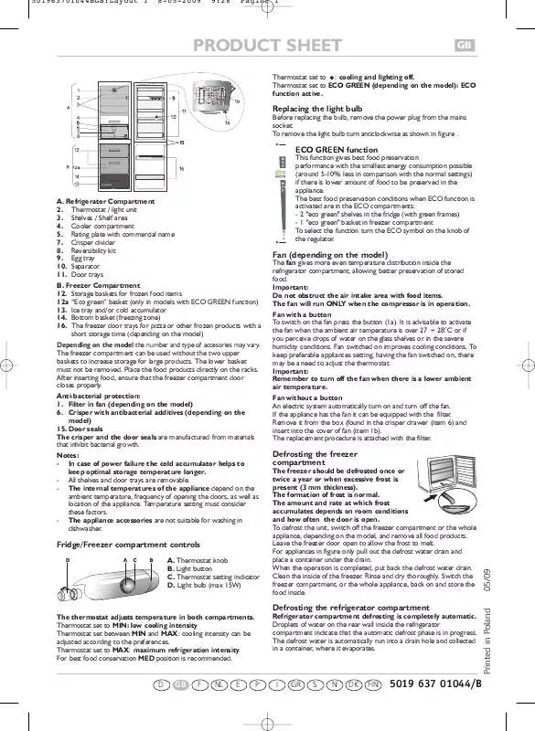 Mode d'emploi WHIRLPOOL TGA340/EG