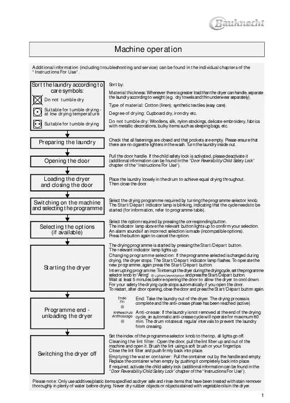 Mode d'emploi WHIRLPOOL TRK 9960