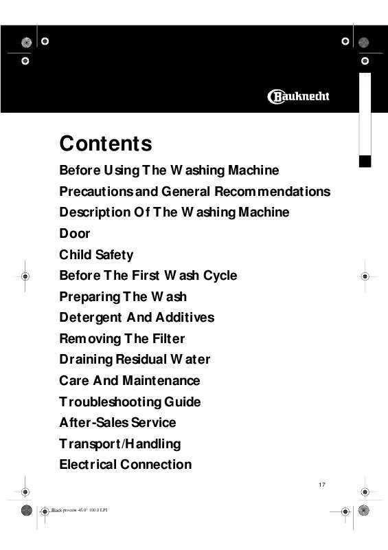 Mode d'emploi WHIRLPOOL WAD 6570