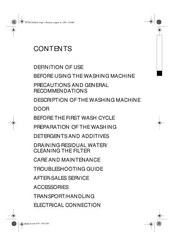 Mode d'emploi WHIRLPOOL WAE 8129 BK