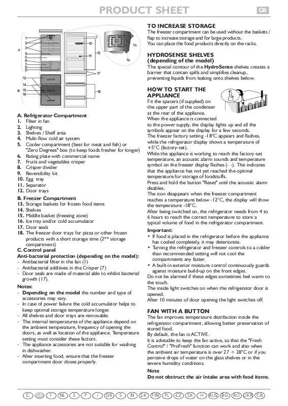 Mode d'emploi WHIRLPOOL WBC4069 A NFCX