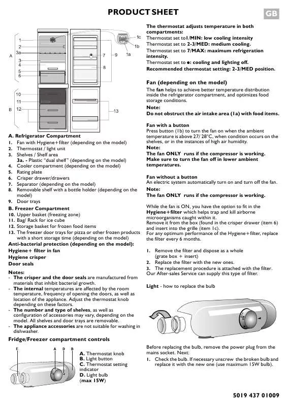 Mode d'emploi WHIRLPOOL WHE39392 T