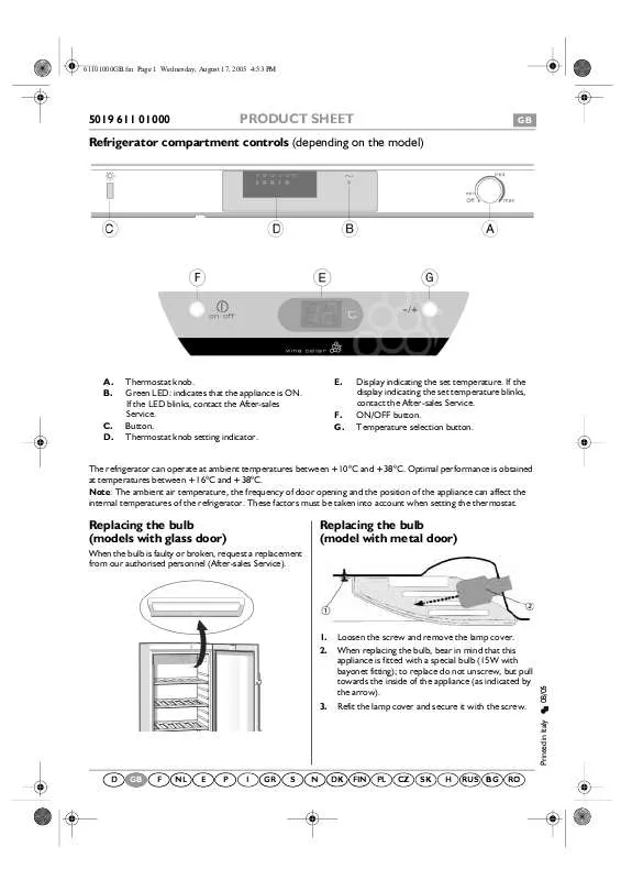 Mode d'emploi WHIRLPOOL WLMG 885