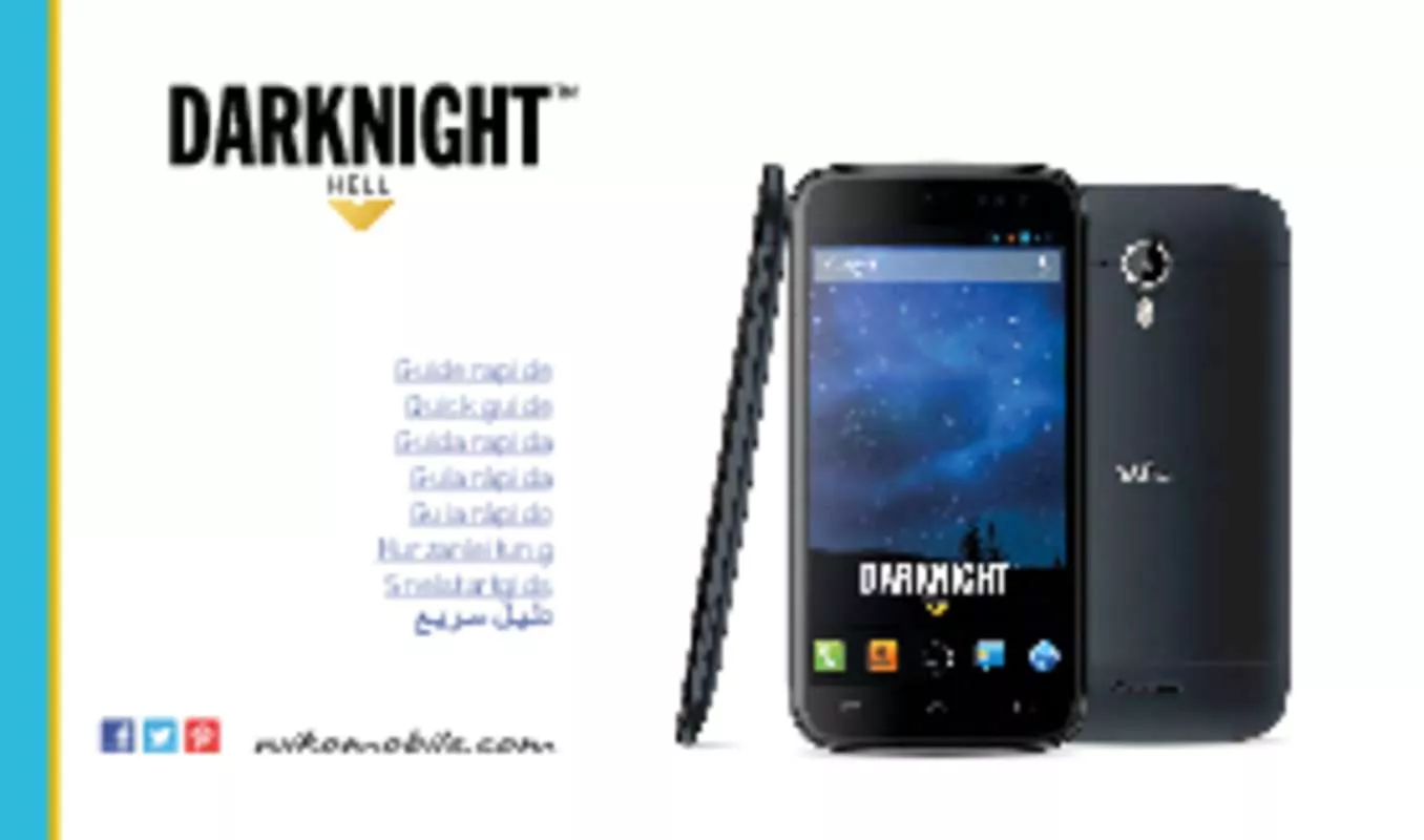 Mode d'emploi WIKO DARKNIGHT