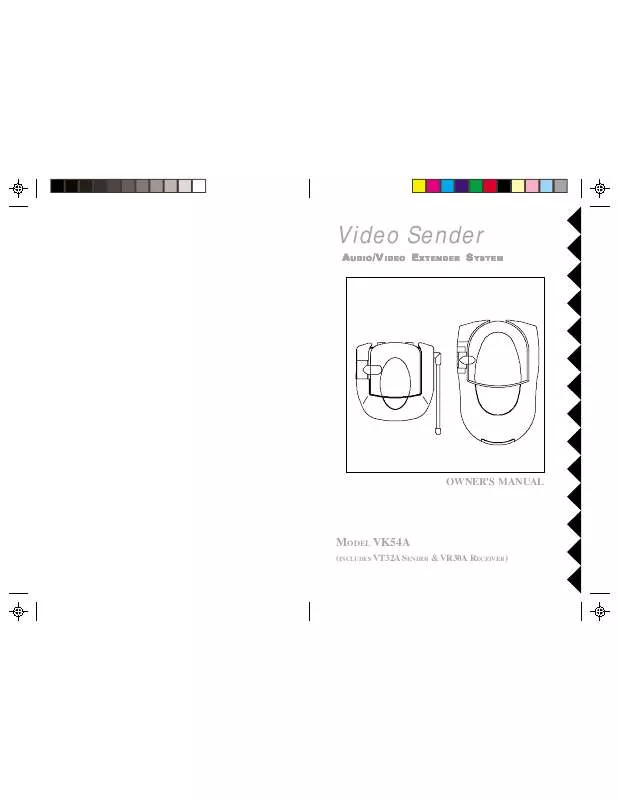 Mode d'emploi X10 VK54A