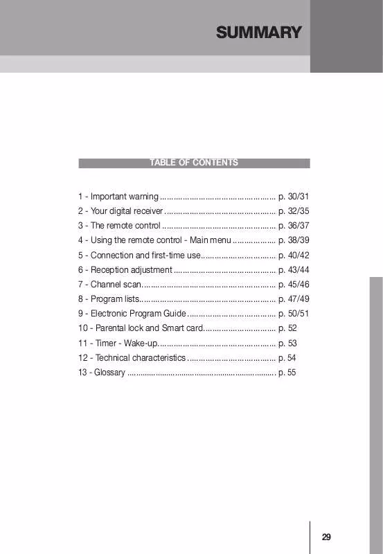 Mode d'emploi XSAT CD TV410