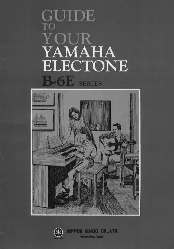 Mode d'emploi YAMAHA B6EE