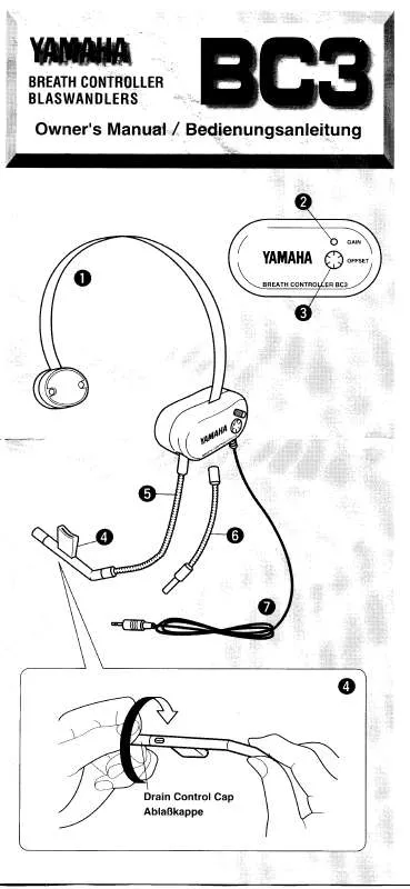 Mode d'emploi YAMAHA BC3