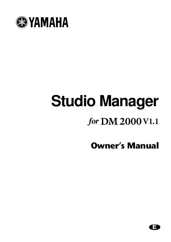 Mode d'emploi YAMAHA DM2000E4