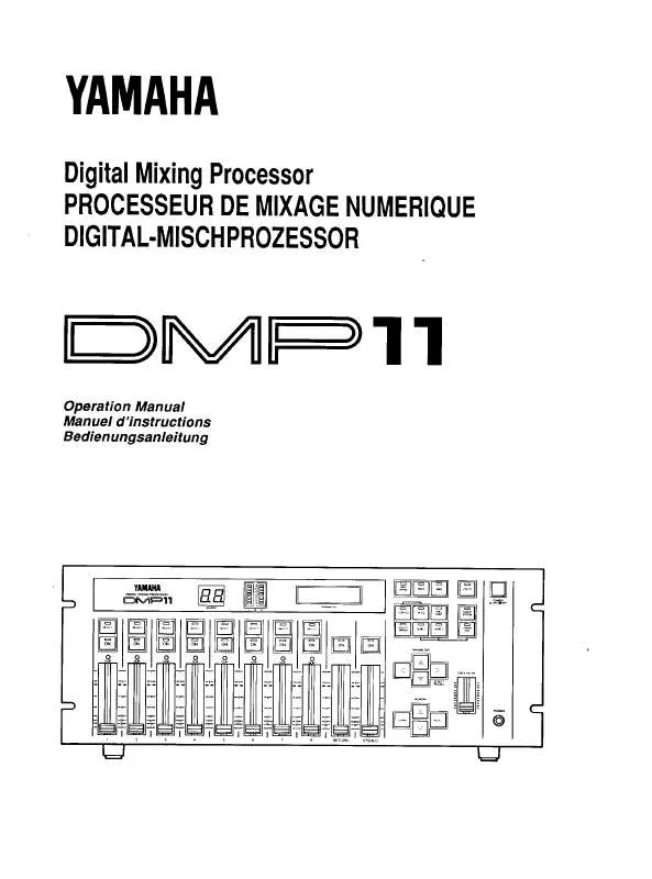 Mode d'emploi YAMAHA DMP11