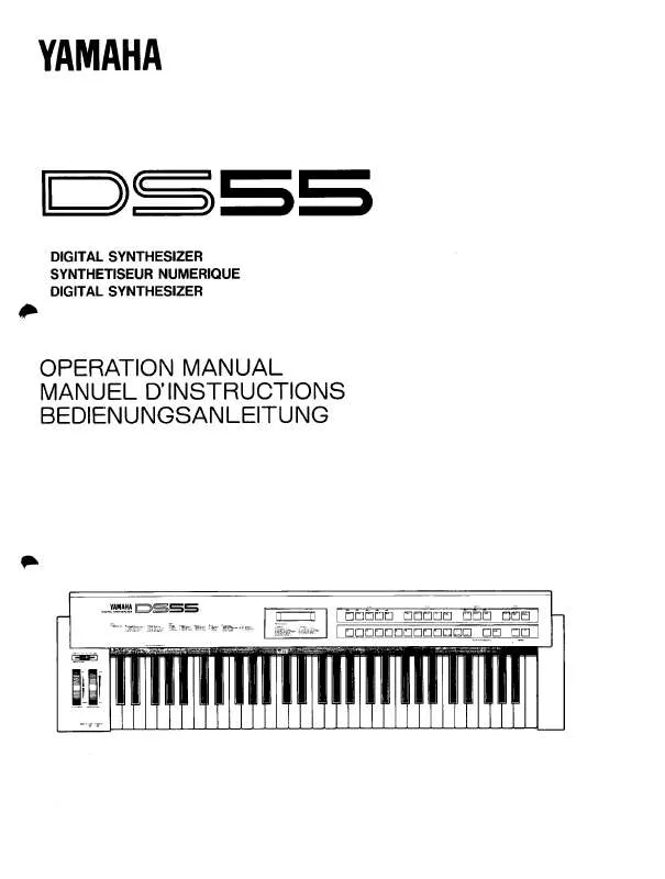 Mode d'emploi YAMAHA DS55