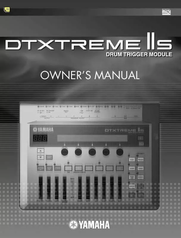 Mode d'emploi YAMAHA DTXTREMEIISE1