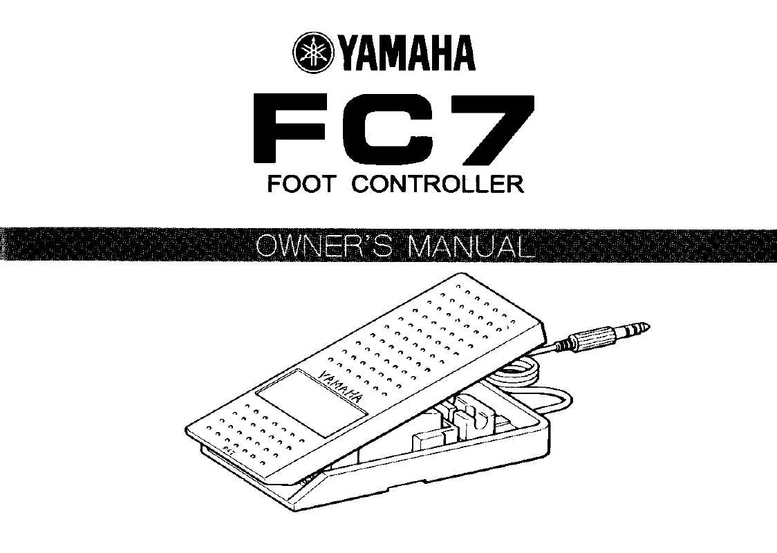 Mode d'emploi YAMAHA FC7