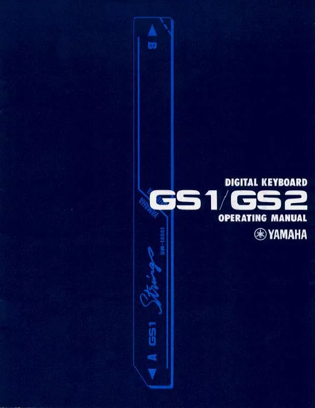 Mode d'emploi YAMAHA GS2E1