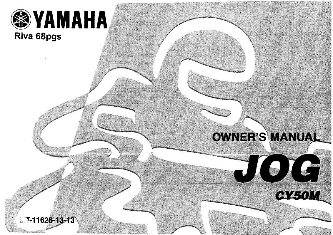 Mode d'emploi YAMAHA JOG-2000