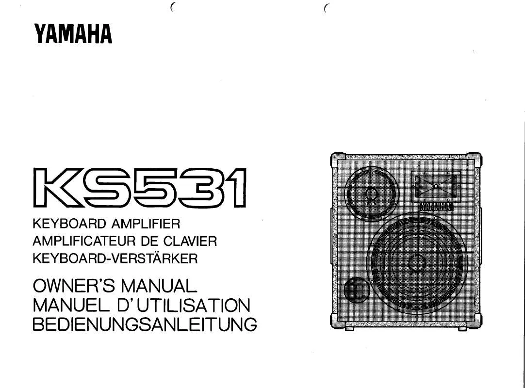 Mode d'emploi YAMAHA KS531