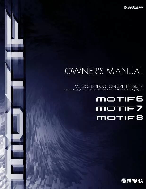 Mode d'emploi YAMAHA MOTIFE1