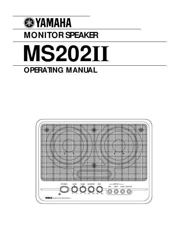 Mode d'emploi YAMAHA MS202II