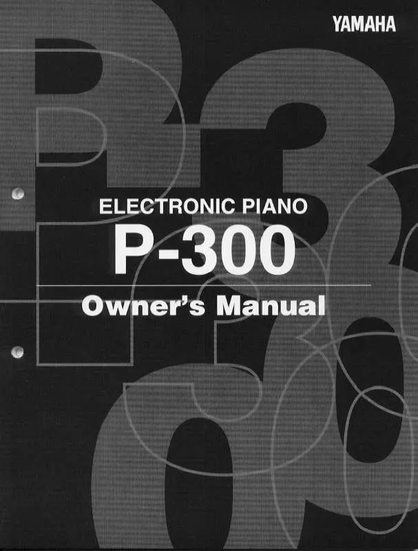 Mode d'emploi YAMAHA P300E