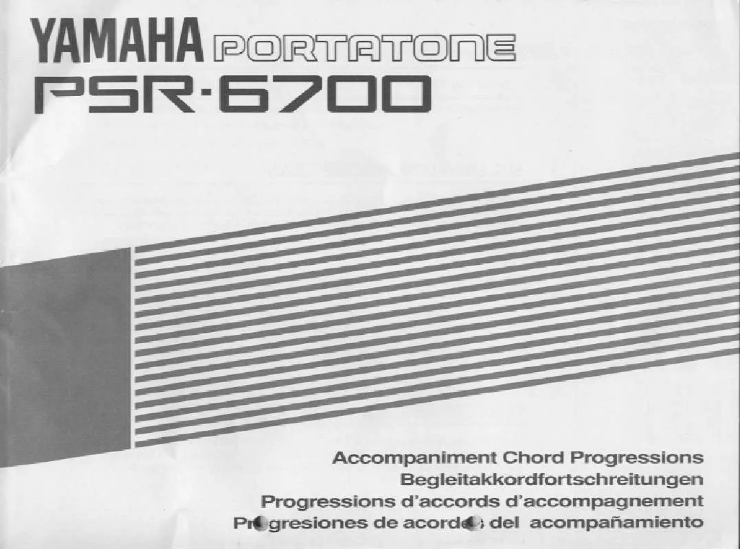 Mode d'emploi YAMAHA PSR-6700E3