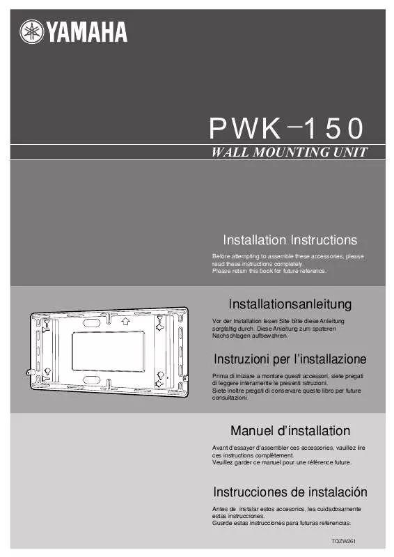 Mode d'emploi YAMAHA PWK150