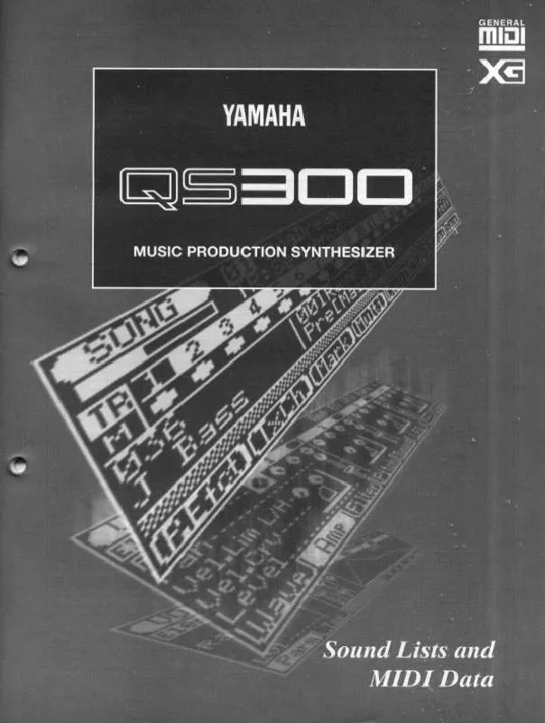 Mode d'emploi YAMAHA QS300E2