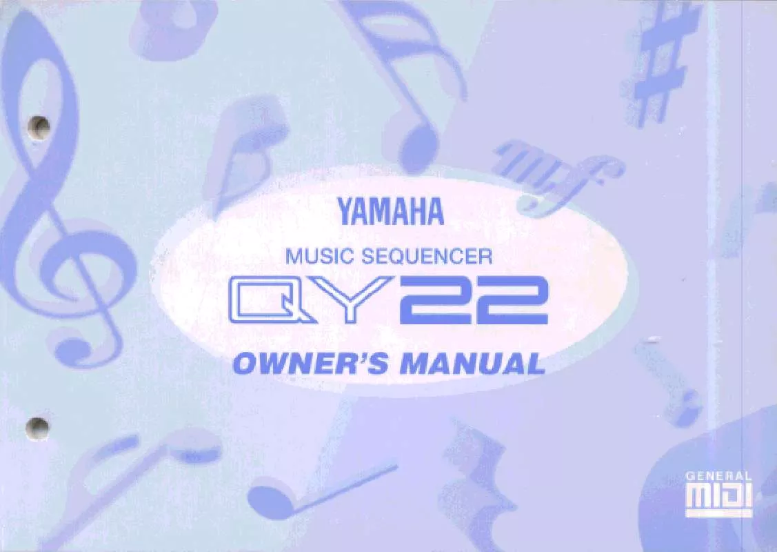 Mode d'emploi YAMAHA QY22