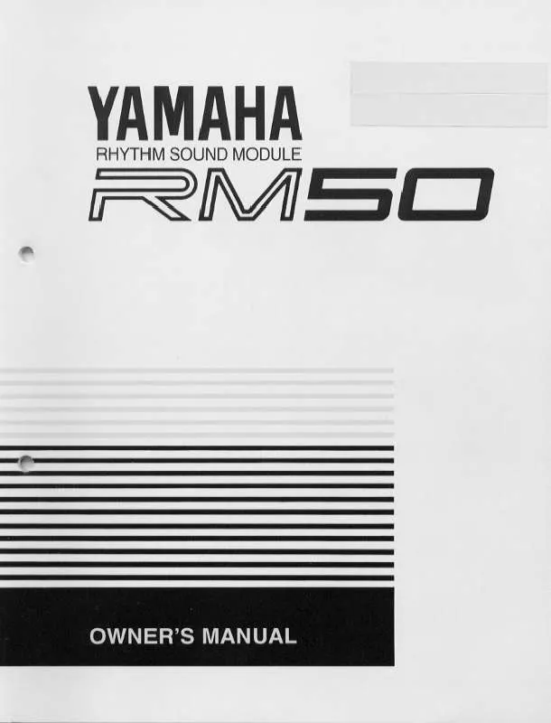 Mode d'emploi YAMAHA RM50E