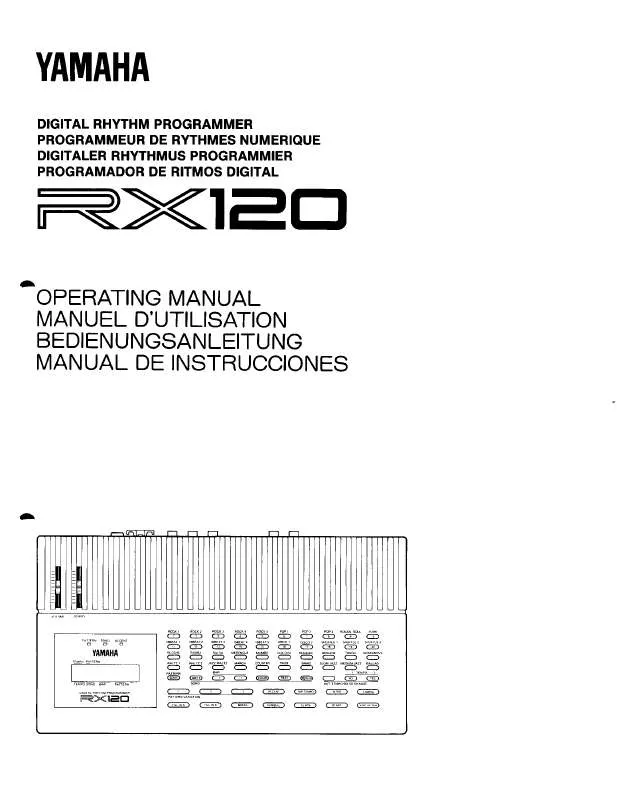 Mode d'emploi YAMAHA RX-120E