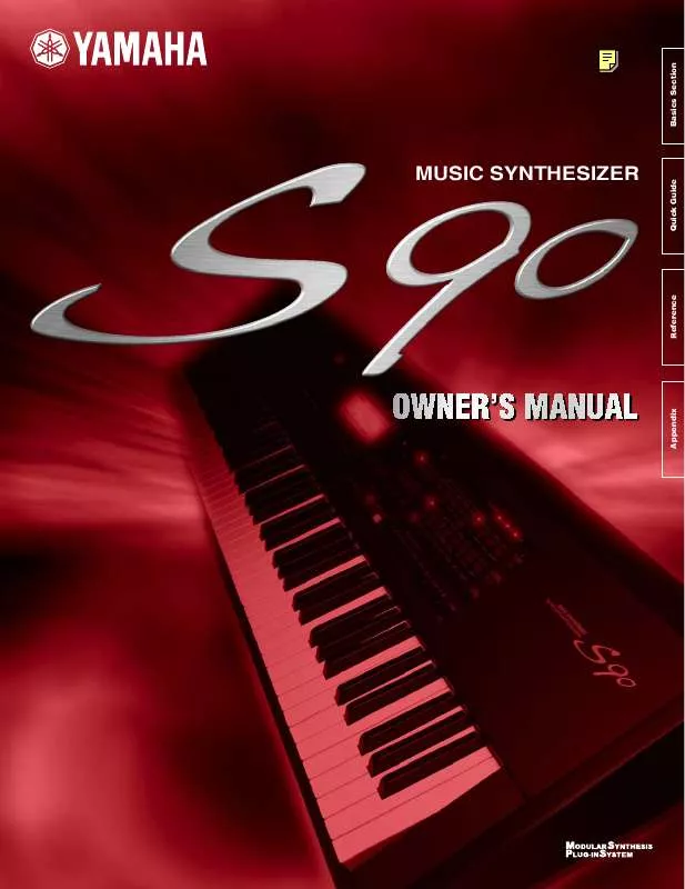 Mode d'emploi YAMAHA S90E1