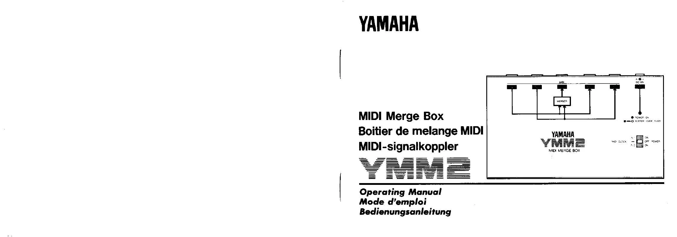 Mode d'emploi YAMAHA YMM2E